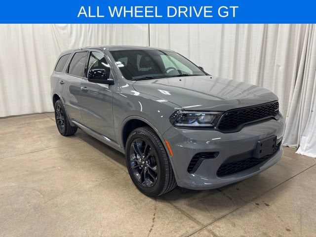2026 Dodge Durango GT in Destroyer Gray — front three-quarter view