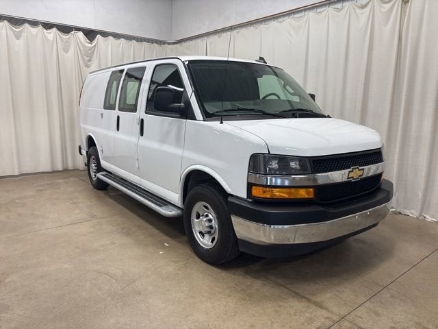 2024 Chevrolet Express Cargo 2500 WT in Summit White — front three-quarter view