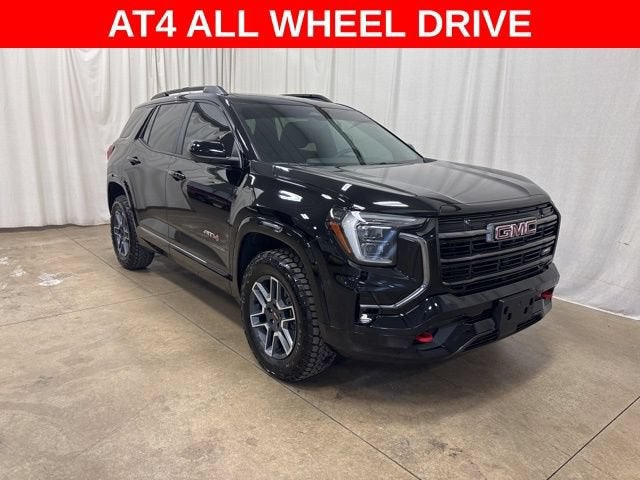 2026 GMC Terrain AT4 in Ebony Twilight Metallic — front three-quarter view
