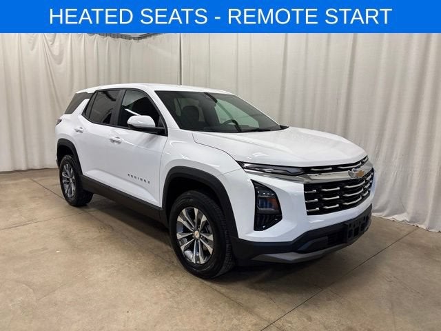 2026 Chevrolet Equinox LT in Summit White — front three-quarter view
