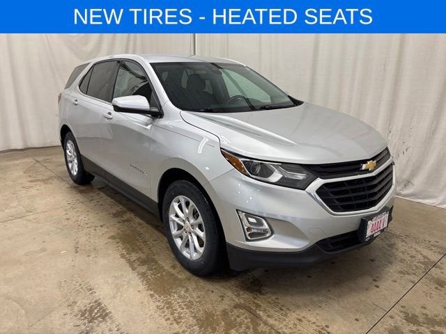 2019 Chevrolet Equinox LT in Silver Ice Metallic — front three-quarter view