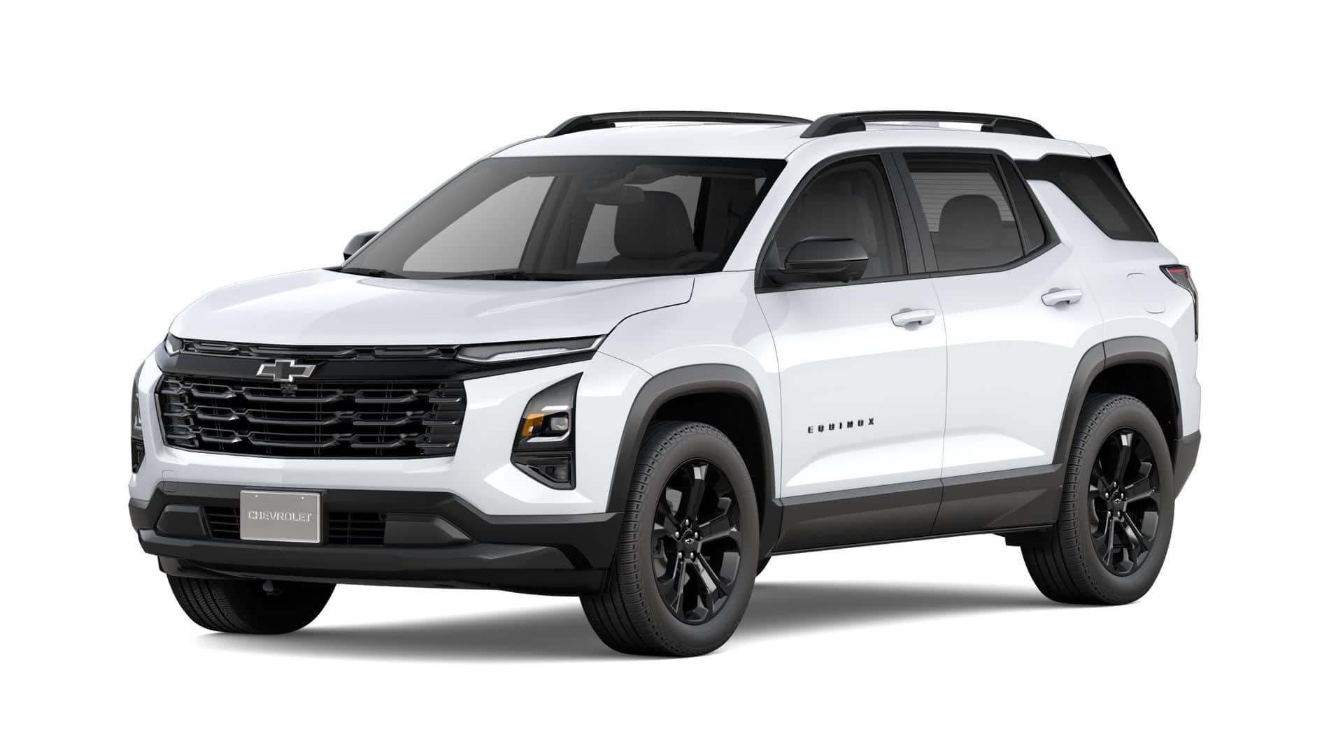 2027 Chevrolet Equinox AWD LT in Summit White — front three-quarter view