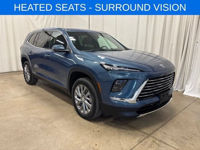 2026 Buick Enclave Preferred in Ocean Blue Metallic — front three-quarter view