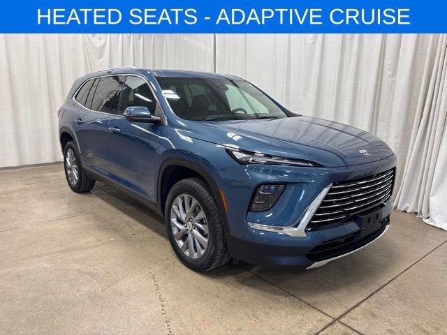 2025 Buick Enclave Preferred in Ocean Blue Metallic — front three-quarter view